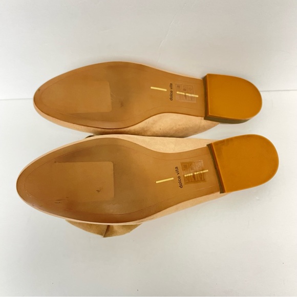 Suede Leather Bow SLIDES/MULES Size 9.5 - Picture 6 of 6